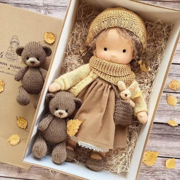 Handmade Waldorf Cuddle Doll – Poppi