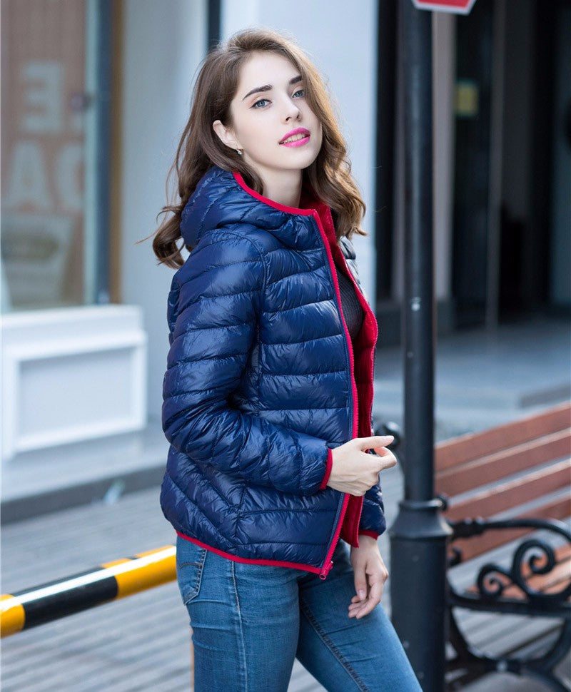 Women's Reversible Down Jacket for Spring 2026 – Aurora