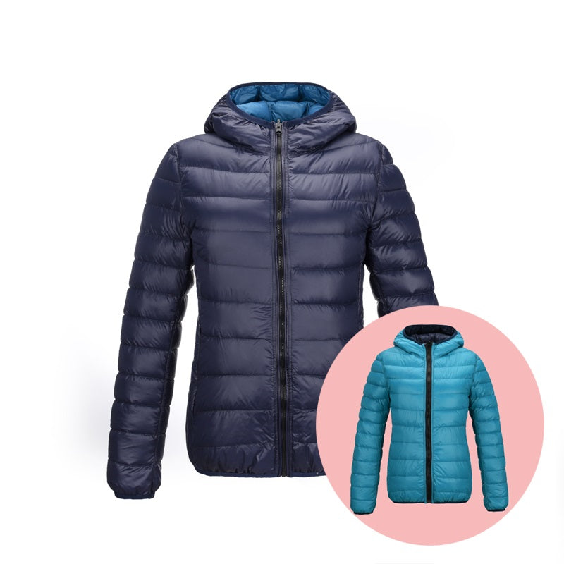 Women's Reversible Down Jacket for Spring 2026 – Aurora