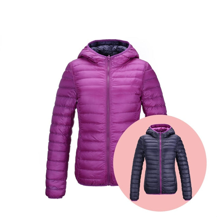 Women's Reversible Down Jacket for Spring 2026 – Aurora