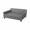 Luxury Leather Elevated Dog Sofa