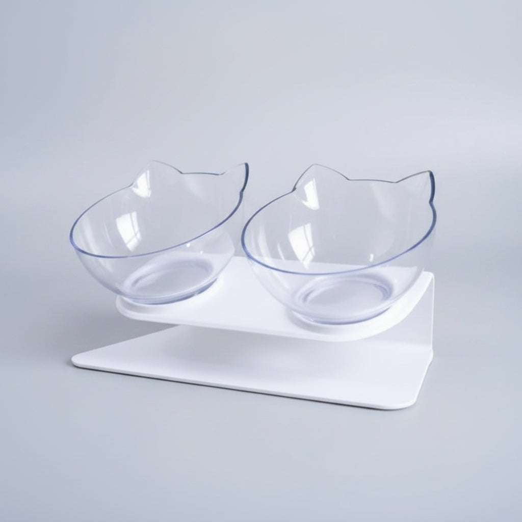 Anti-Vomiting Raised Cat Bowls