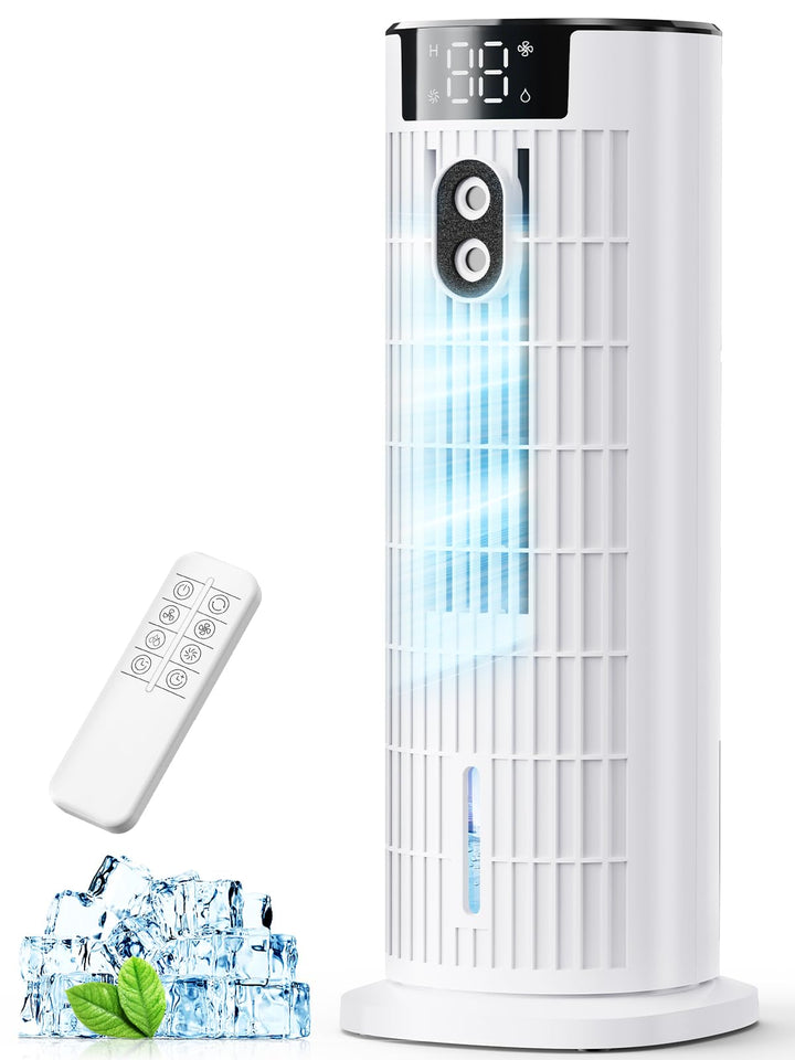 Portable 4-in-1 Room Cooler with Remote Control and Timer