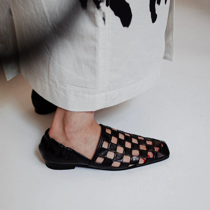 Women's Elegant Checkered Mules