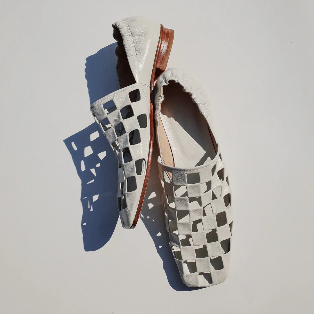 Women's Elegant Checkered Mules