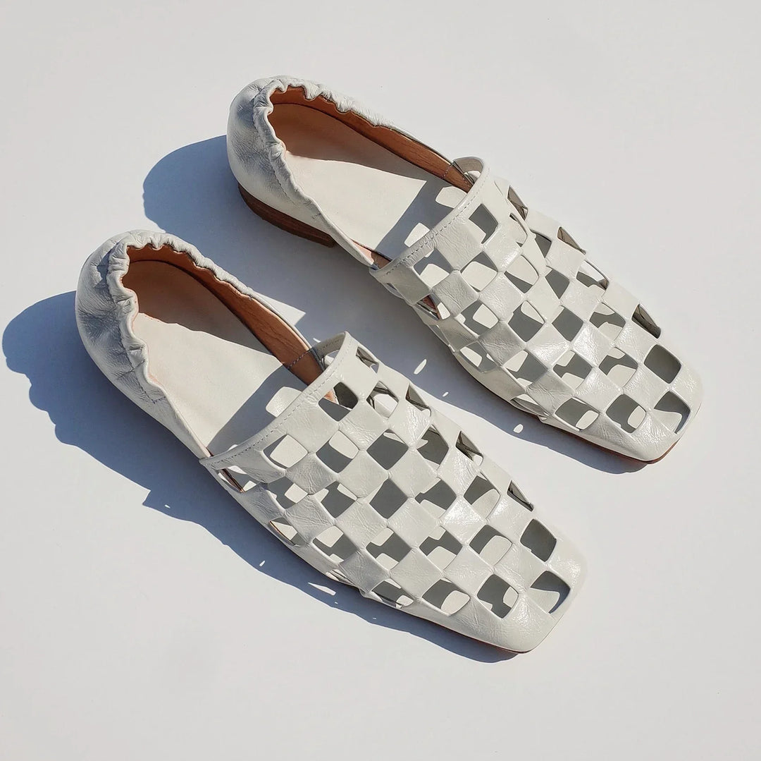 Women's Elegant Checkered Mules