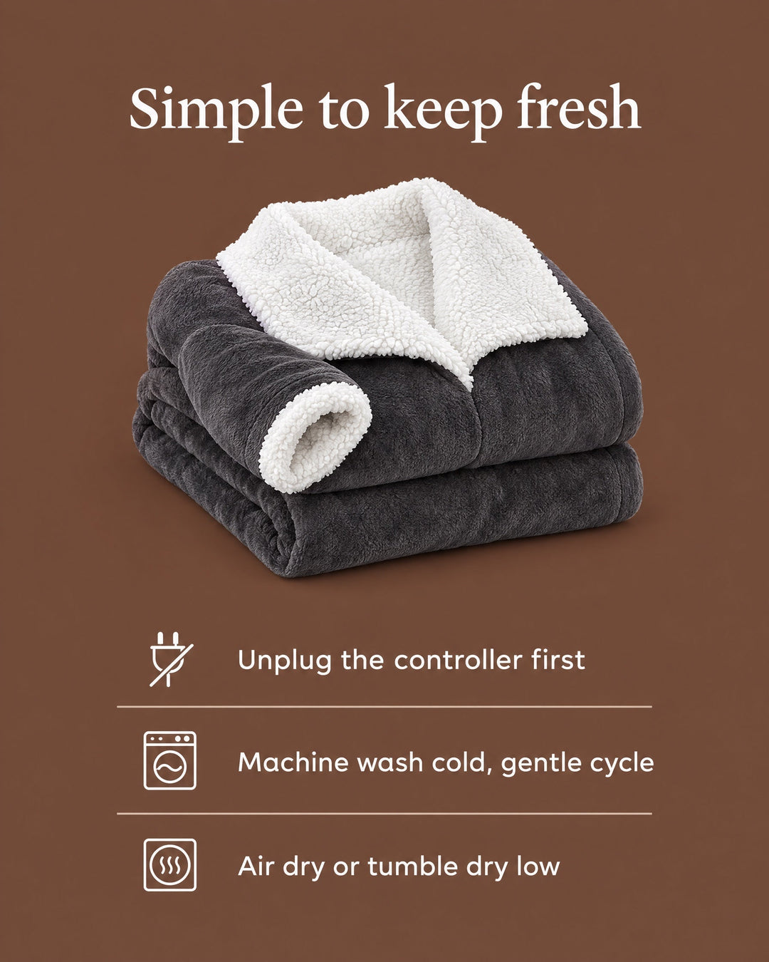 Wearable Heated Blanket Robe with Sleeves and Foot Pocket
