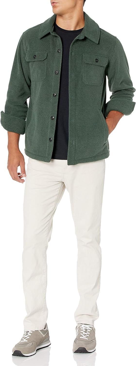 Men's Fleece Overshirt for Spring 2026 – Max