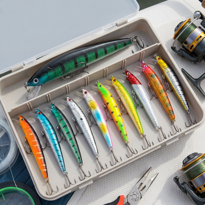 10-Color Minnow Bait Kit