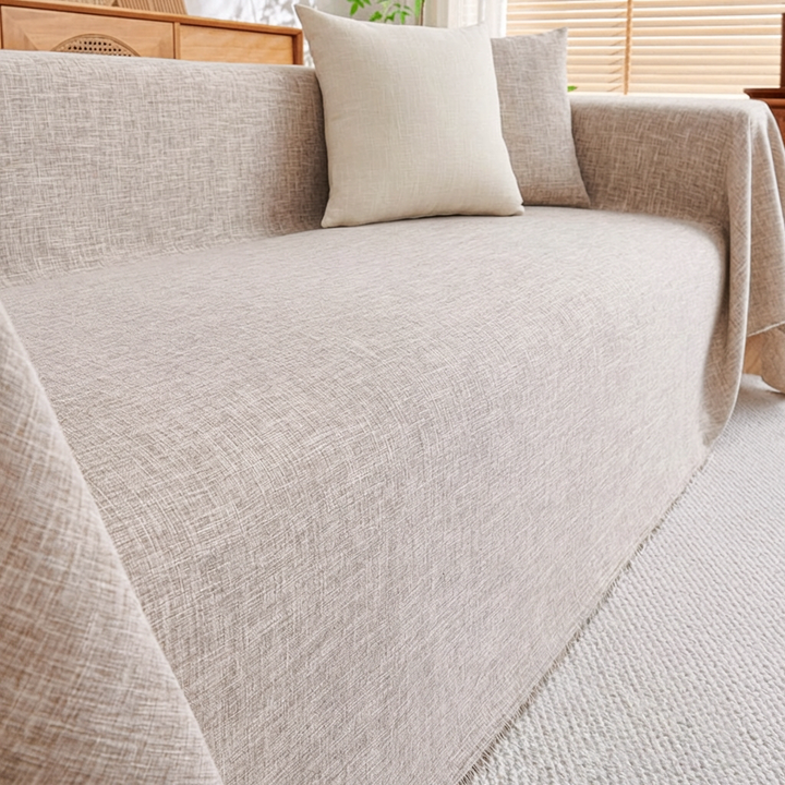 Cotton Linen Couch Cover