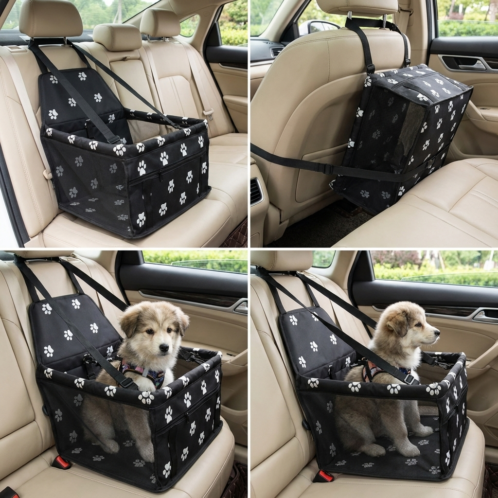 Puppy Car Seat – Safe & Comfortable Dog Car Seat for Small Dogs