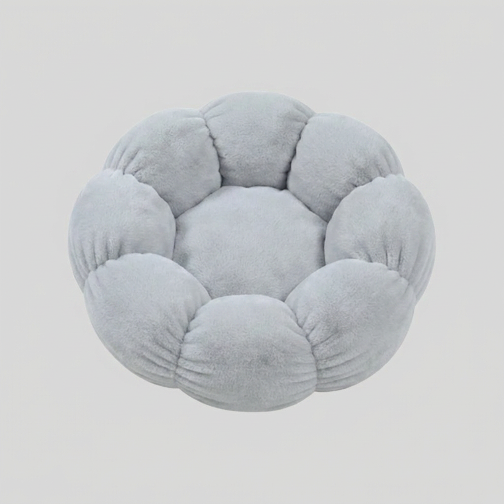 Flower-Shaped Cat Bed – Cozy Plush Pet Bed for Cats