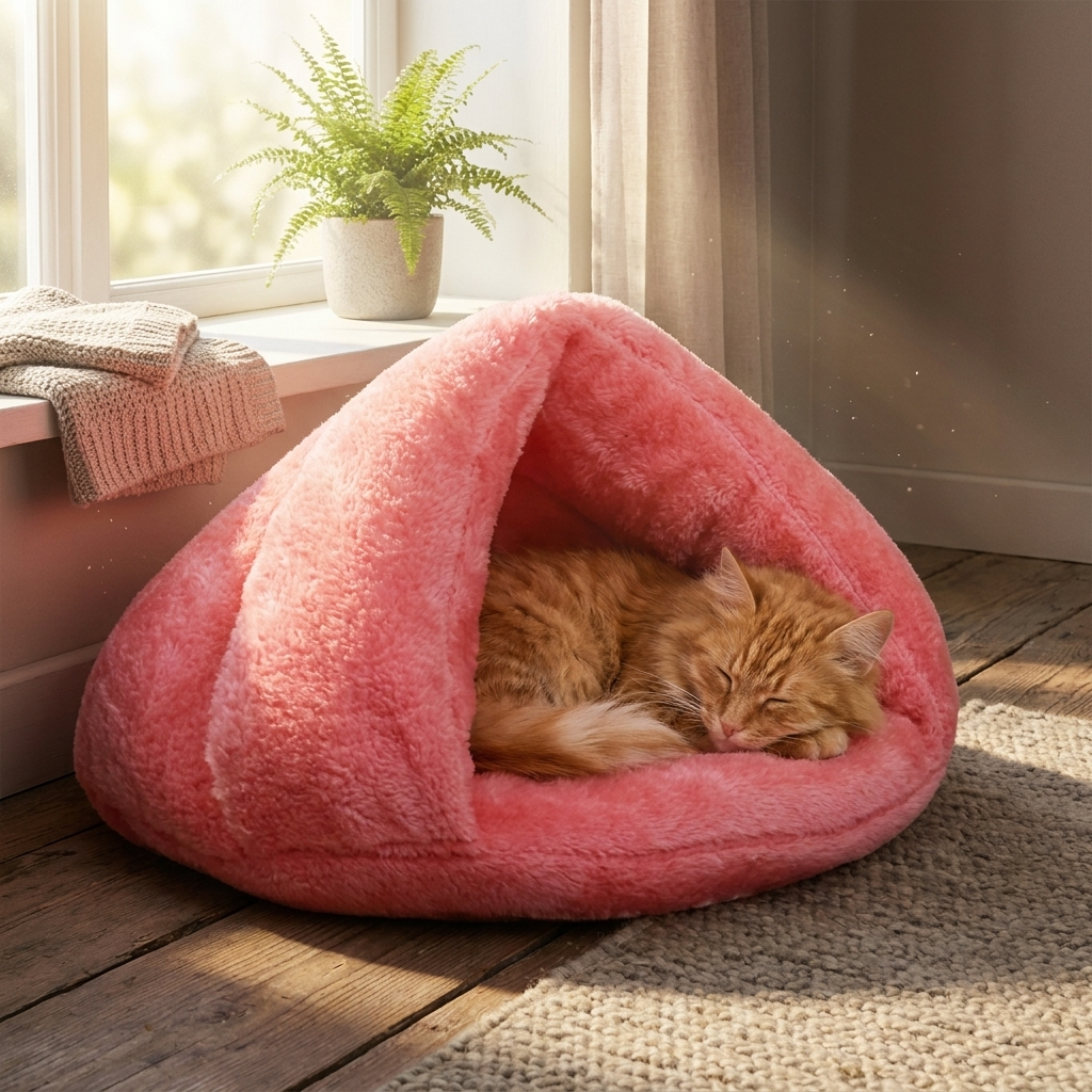 PurrTherm Self-Heating Cat Bed – Warmth, Comfort & Calm All Year Round
