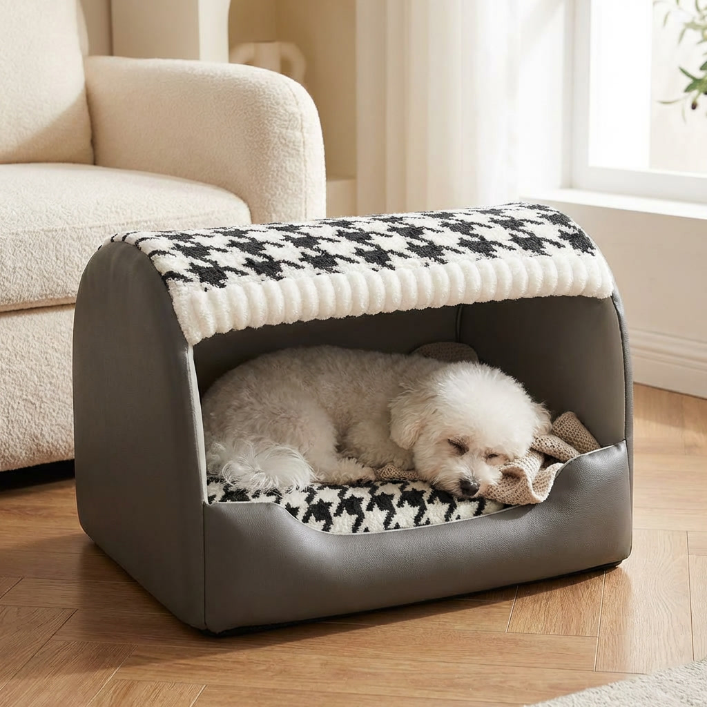 Cozy Canopy Dog Bed – Warmth, Security & Comfort