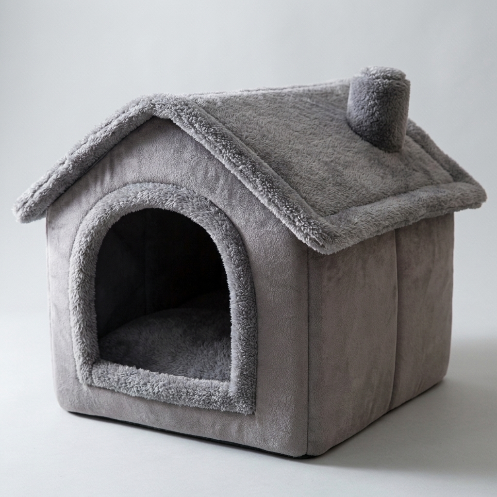 Cat House – Cozy Enclosed Pet Hideaway for Cats