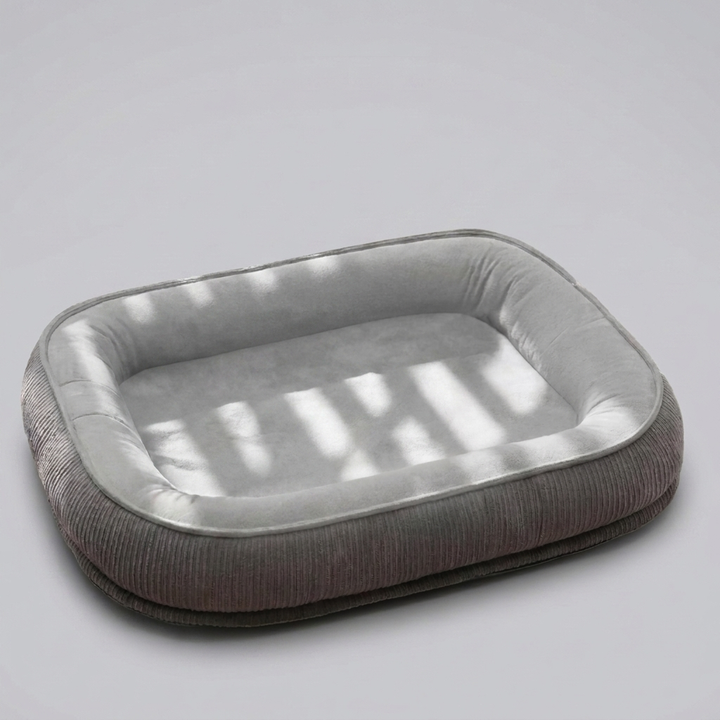 Durable Scratch-Resistant Suede Surface Dog Bed