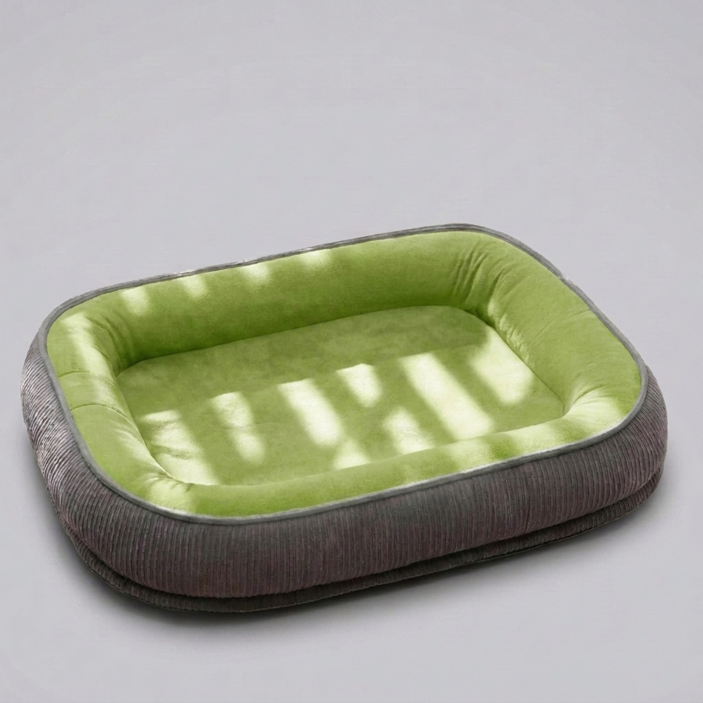 Durable Scratch-Resistant Suede Surface Dog Bed