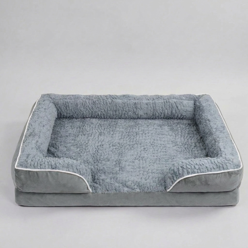 Detachable Water-Repellent Full-Surround Orthopaedic Dog Bed