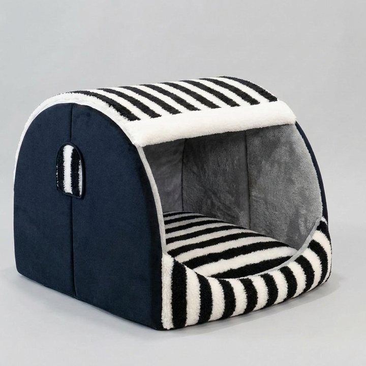 Trendy Striped Orthopaedic Dog Bed
