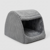 Warm Flannel Detachable Semi-Enclosed Large Dog Tent Bed