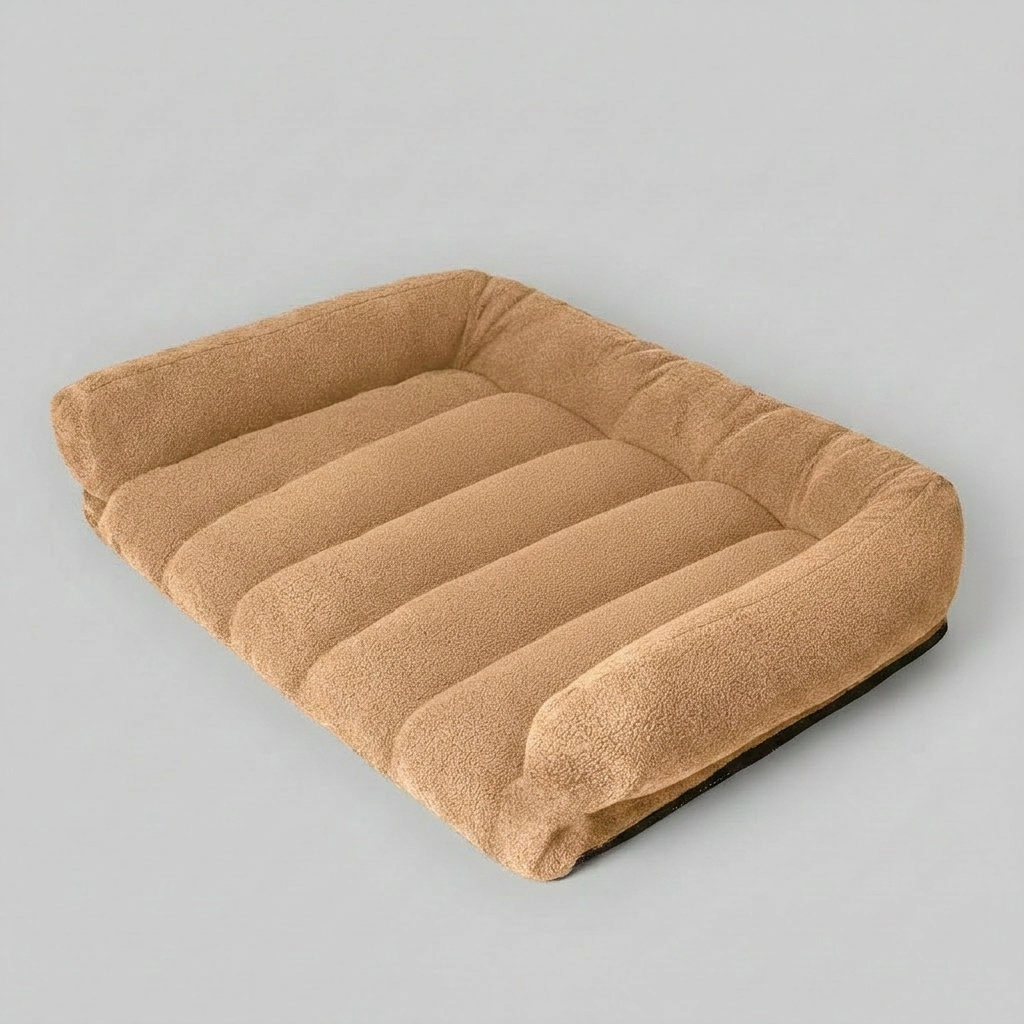 Large Soft Supportive Headrest Orthopaedic Dog Sofa Bed