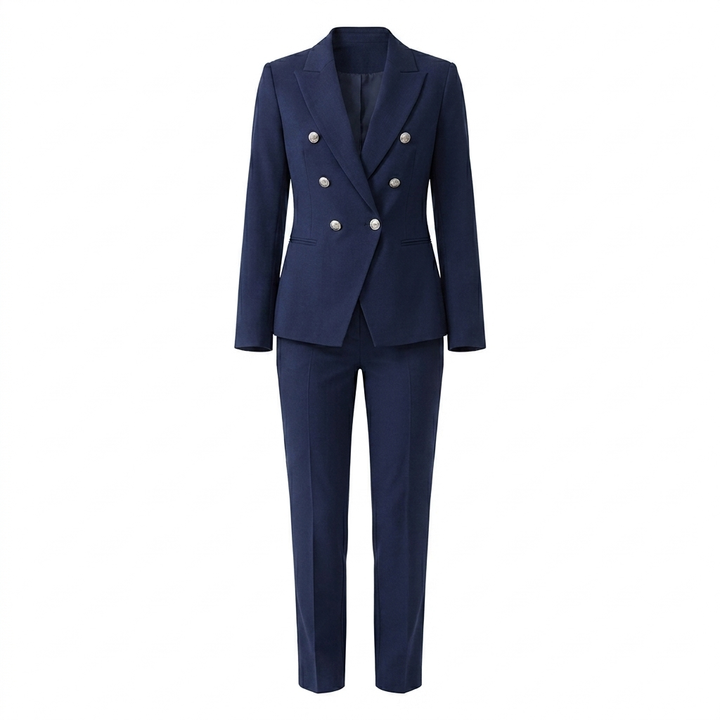Two-Piece Blazer And Trouser Set