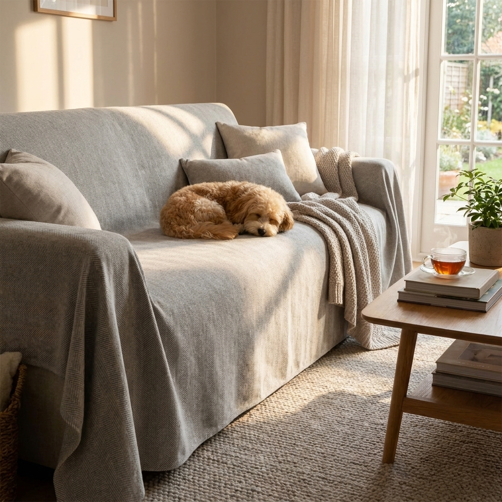 Stylish Geometric Sofa Cover