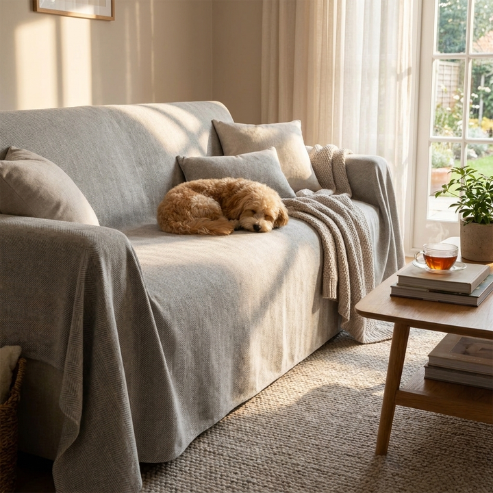 Stylish Geometric Sofa Cover