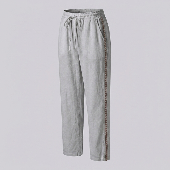 High‑Rise Tapered Pants