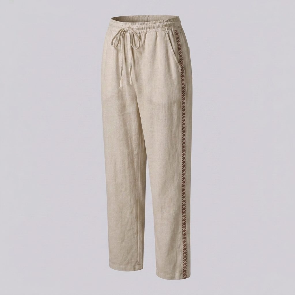 High‑Rise Tapered Pants