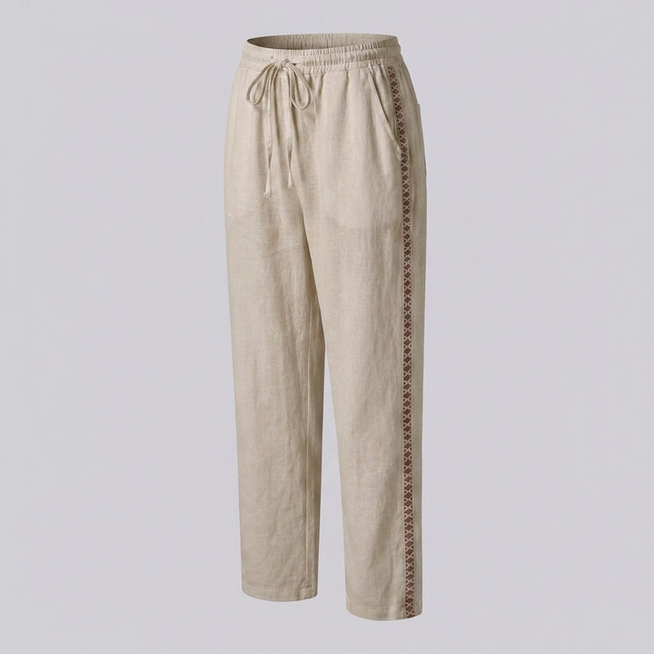 High‑Rise Tapered Pants
