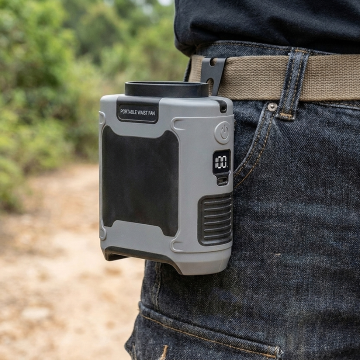 Outdoor Portable Waist Fan