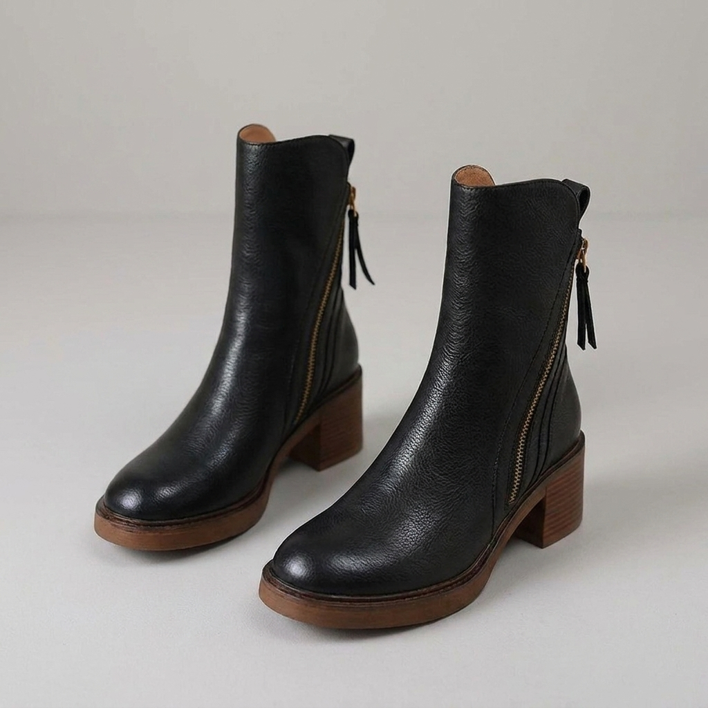 Retro Style Ankle Boots