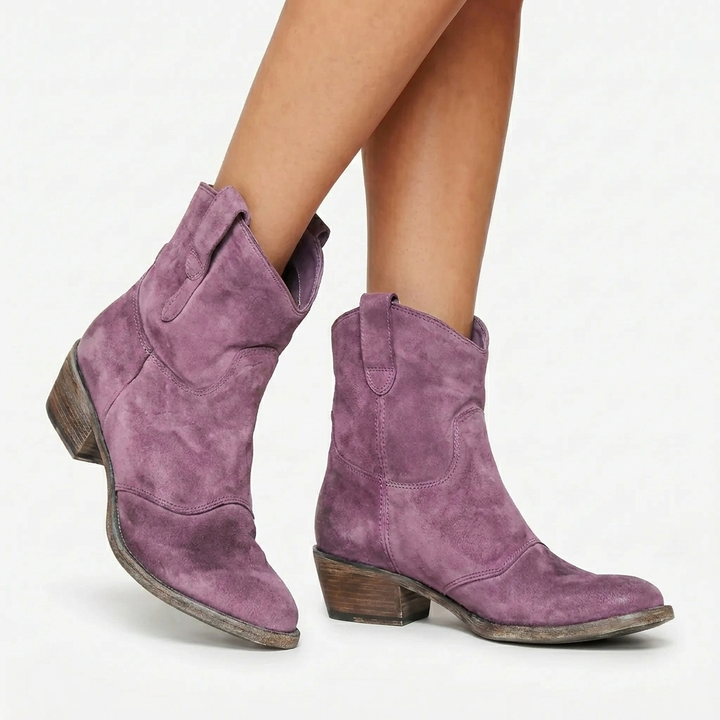 Western Style Ankle Boots
