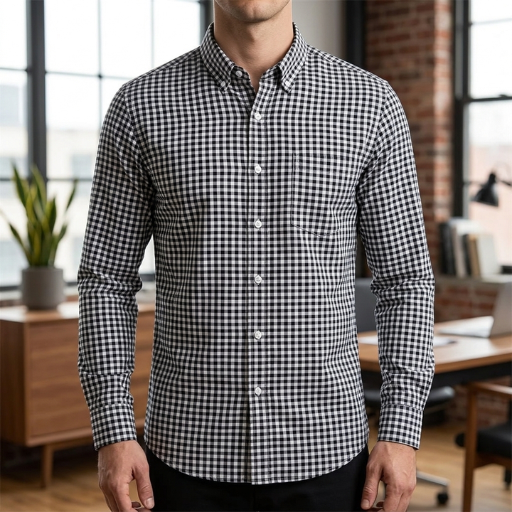 Classic Oxford Button-Up Shirt
