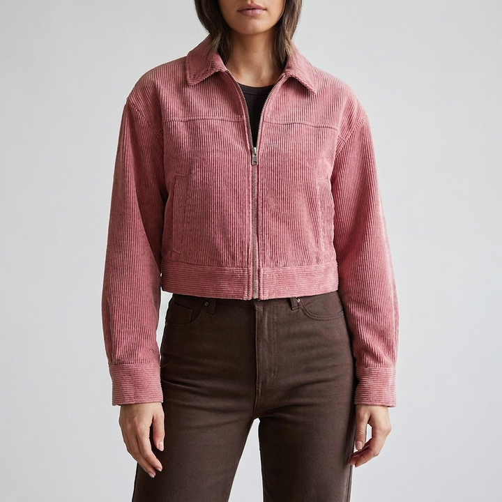 Women’s Cropped Bomber Jacket