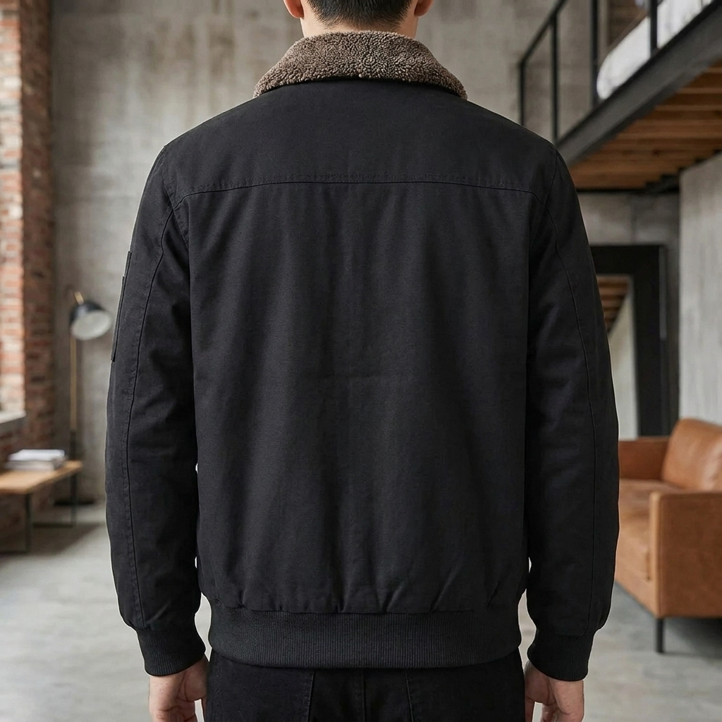 Zip-Up Bomber Jacket