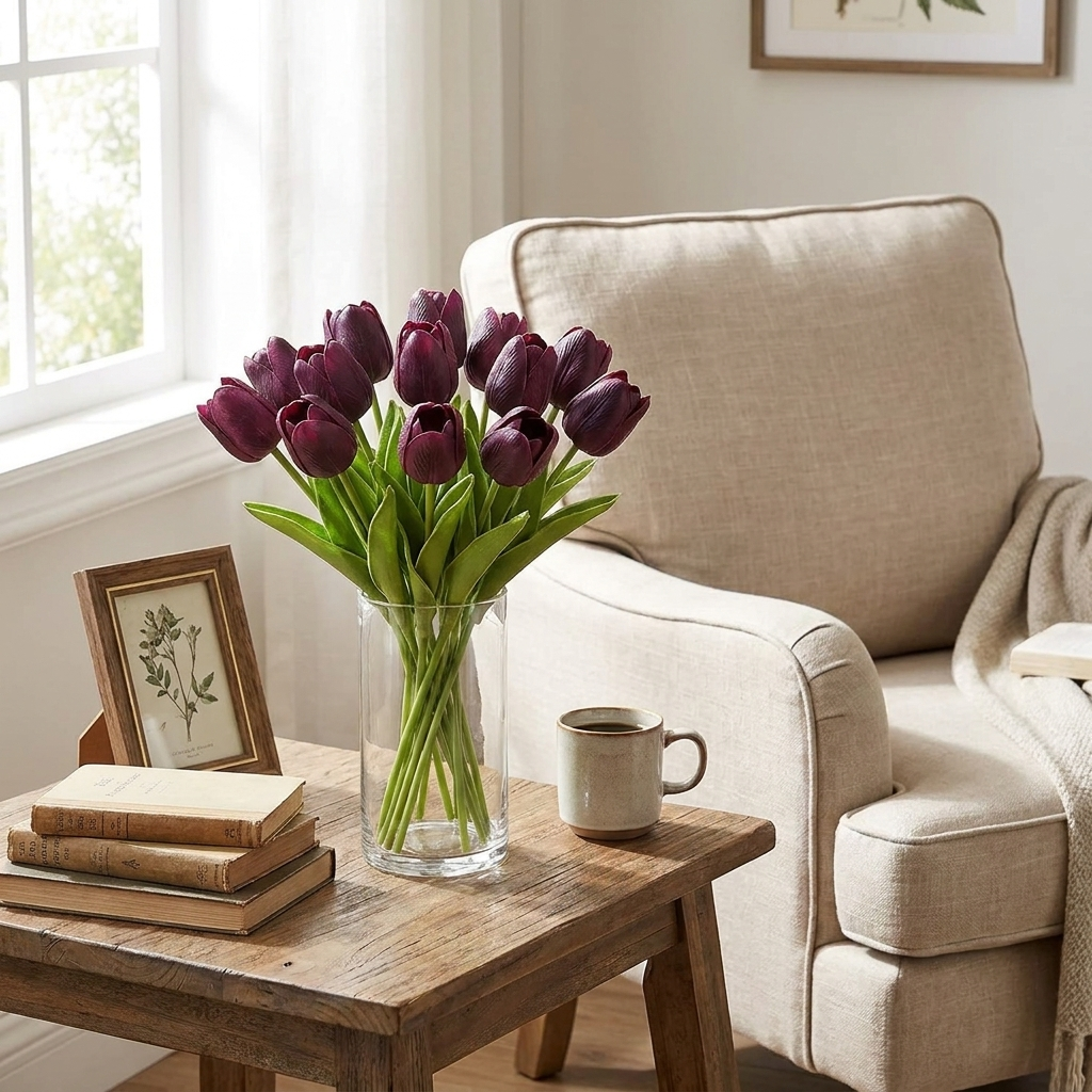 Artificial Tulip Flower Set