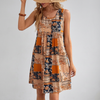 Women's Boho Print Flowy Beach Dress