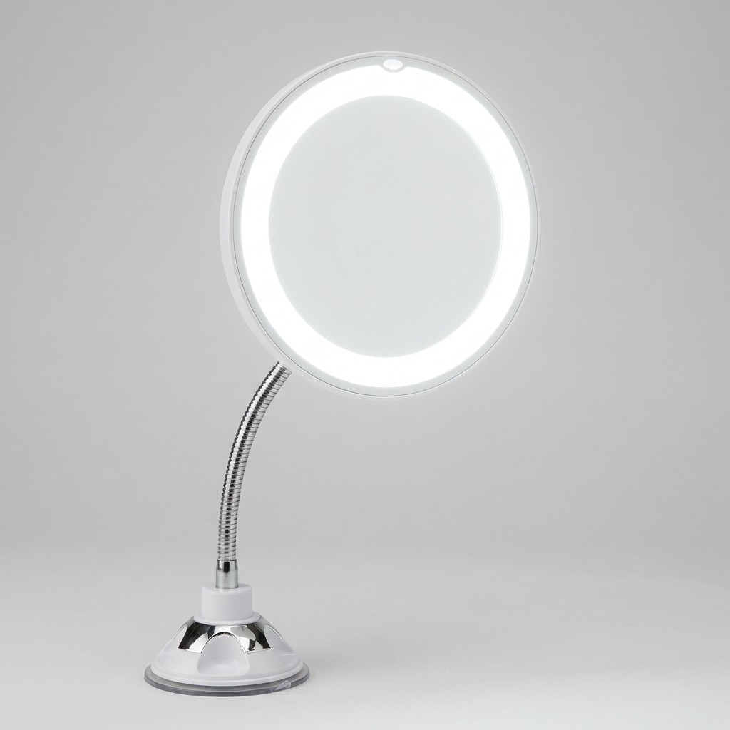 10X LED Magnifying Mirror with Suction Cup