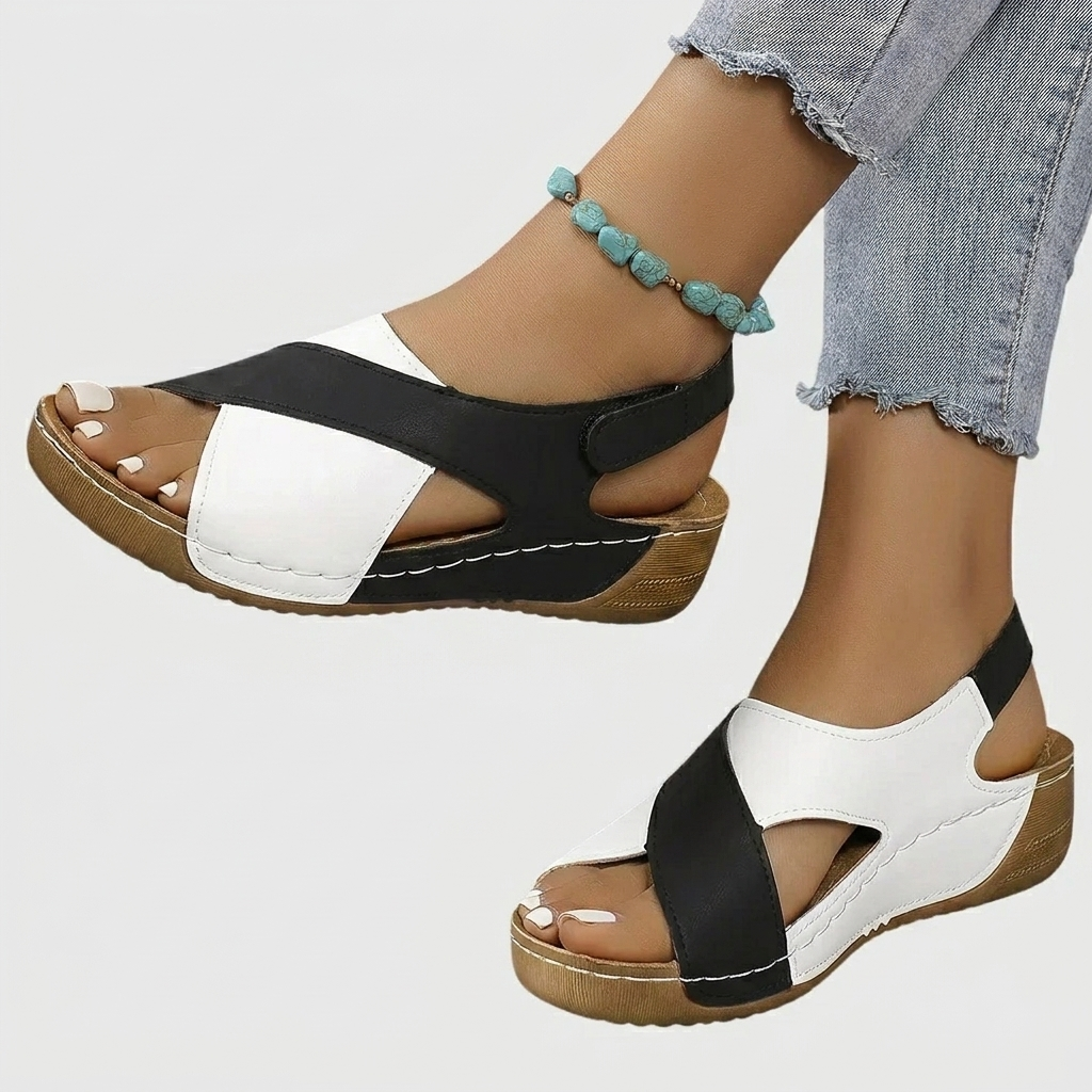 Ergonomic Low-Heel Sandals for Women