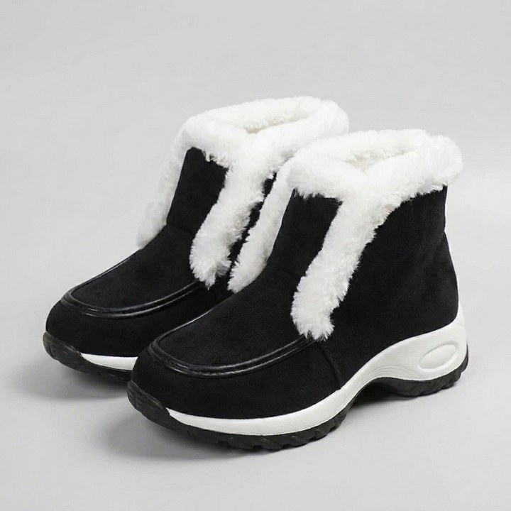 Elara | Stylish Pull-On Boots with Comfort Padded Collar