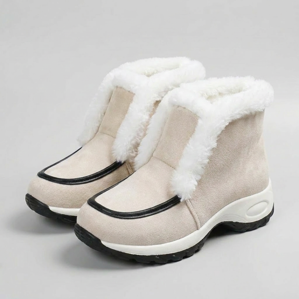 Elara | Stylish Pull-On Boots with Comfort Padded Collar
