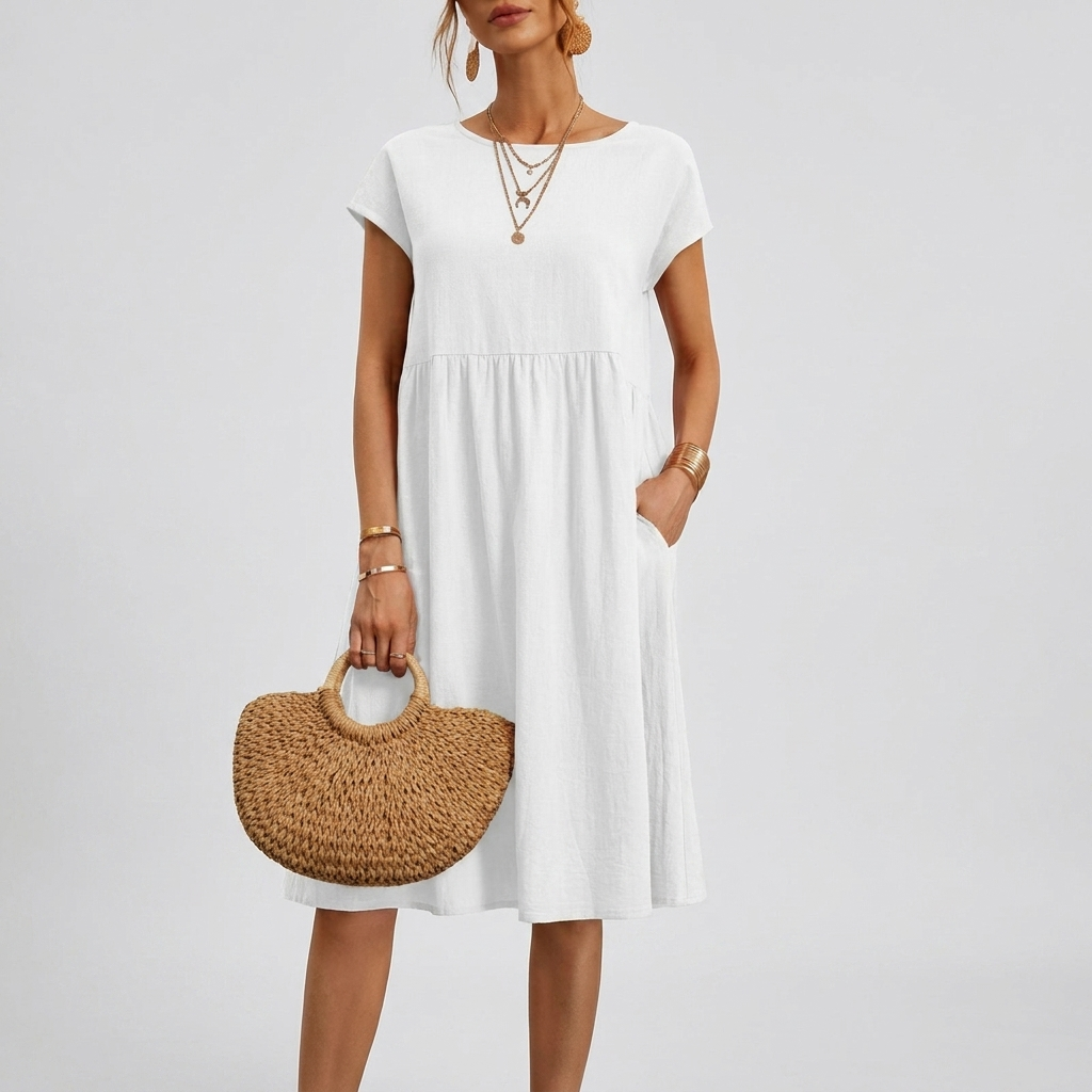 Women's Casual Summer Dress with Pockets