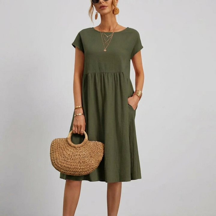 Women's Casual Summer Dress with Pockets