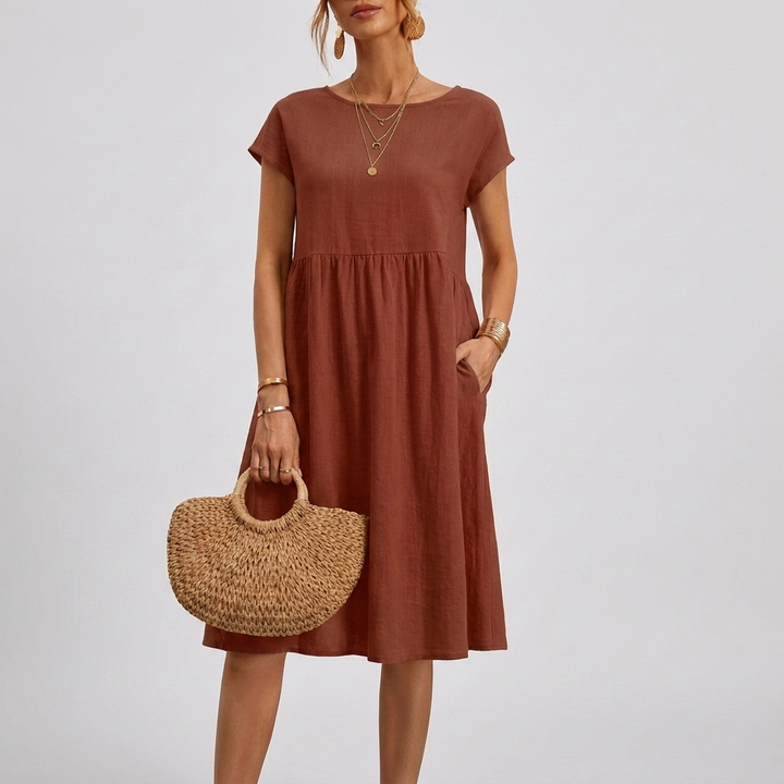 Women's Casual Summer Dress with Pockets