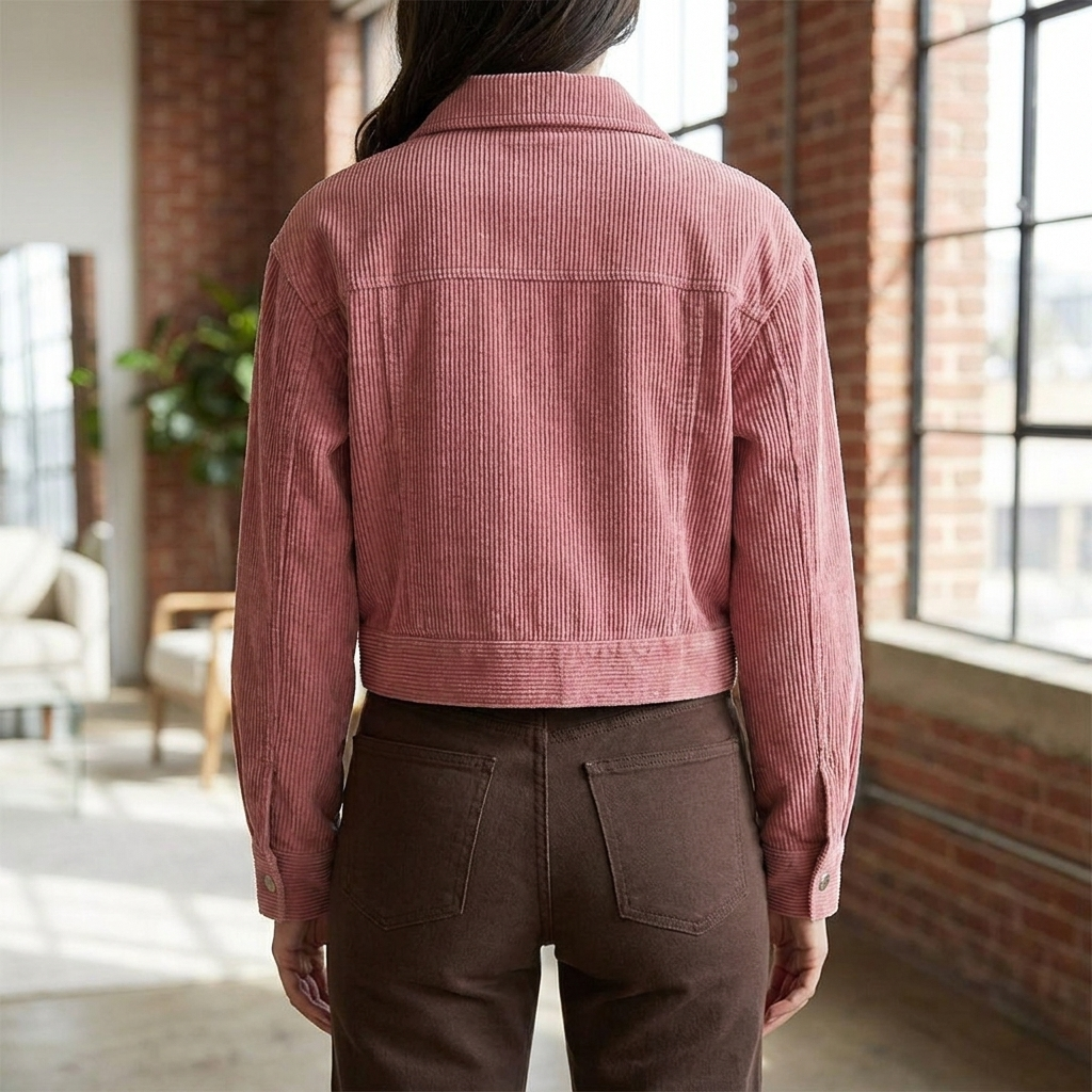 Women’s Cropped Bomber Jacket