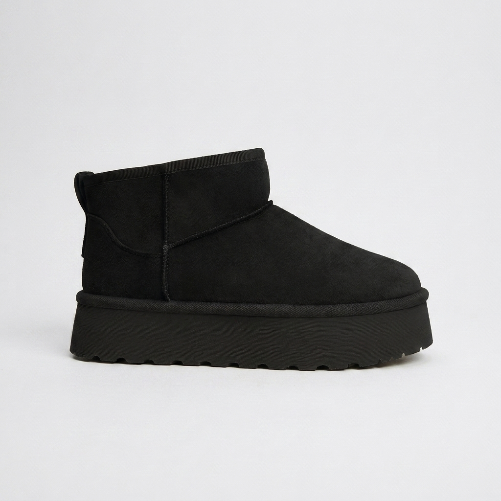 Women’s Ankle Boots with Platform Pull-On Design
