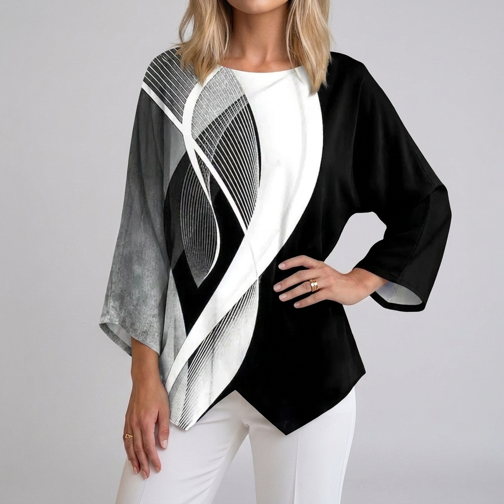 Stylish Everyday Elegant Crew Neck Tee