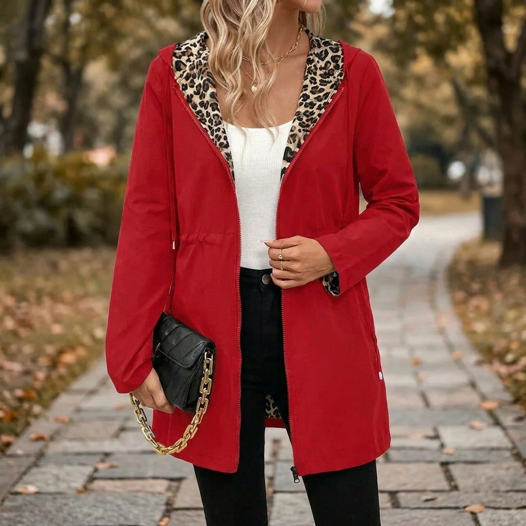 Women’s Reversible Leopard Print Coat